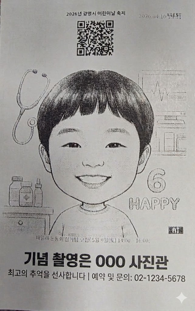 마인스튜디오 인쇄물 광고 샘플