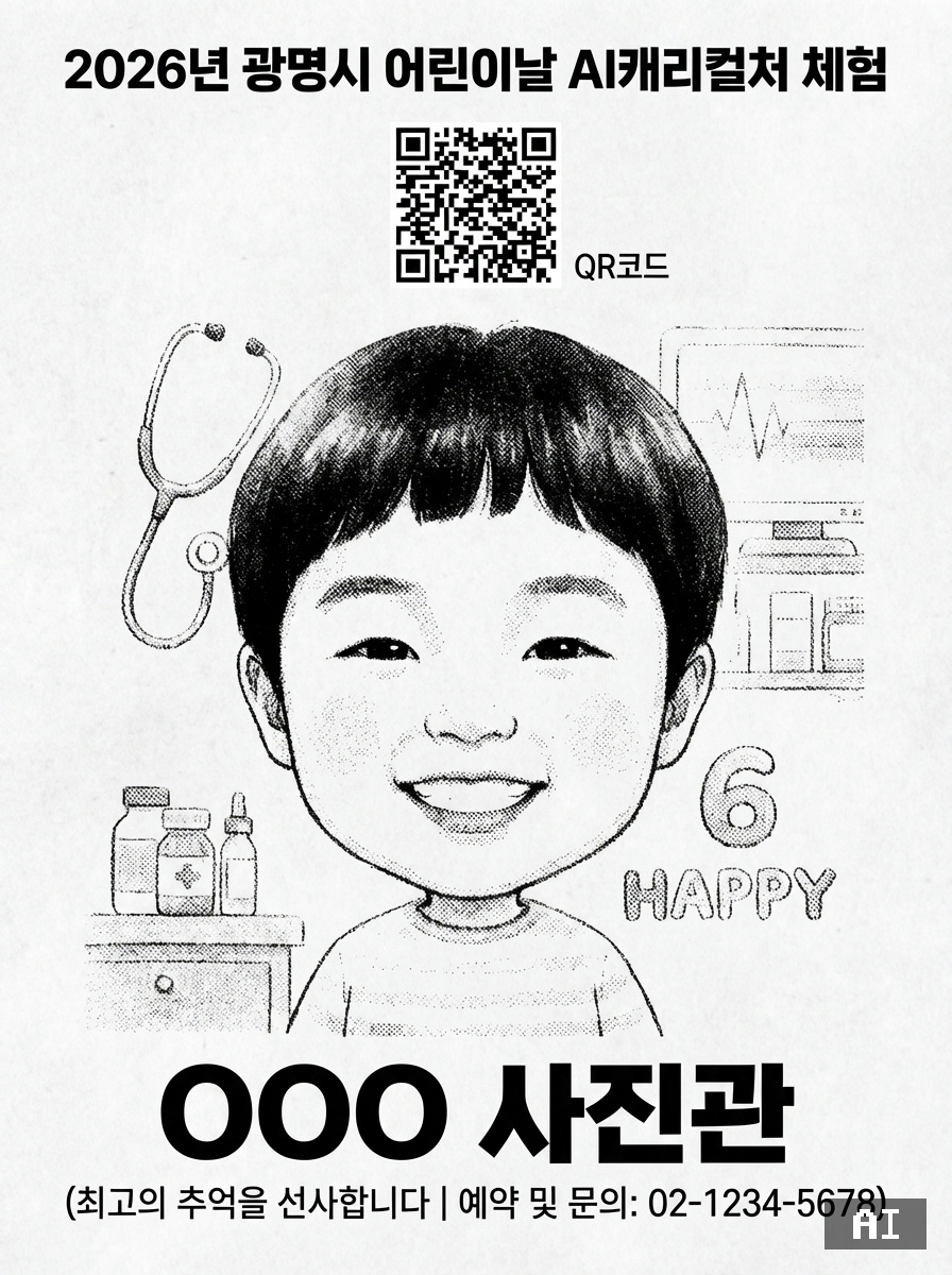인쇄물 하단 광고 샘플