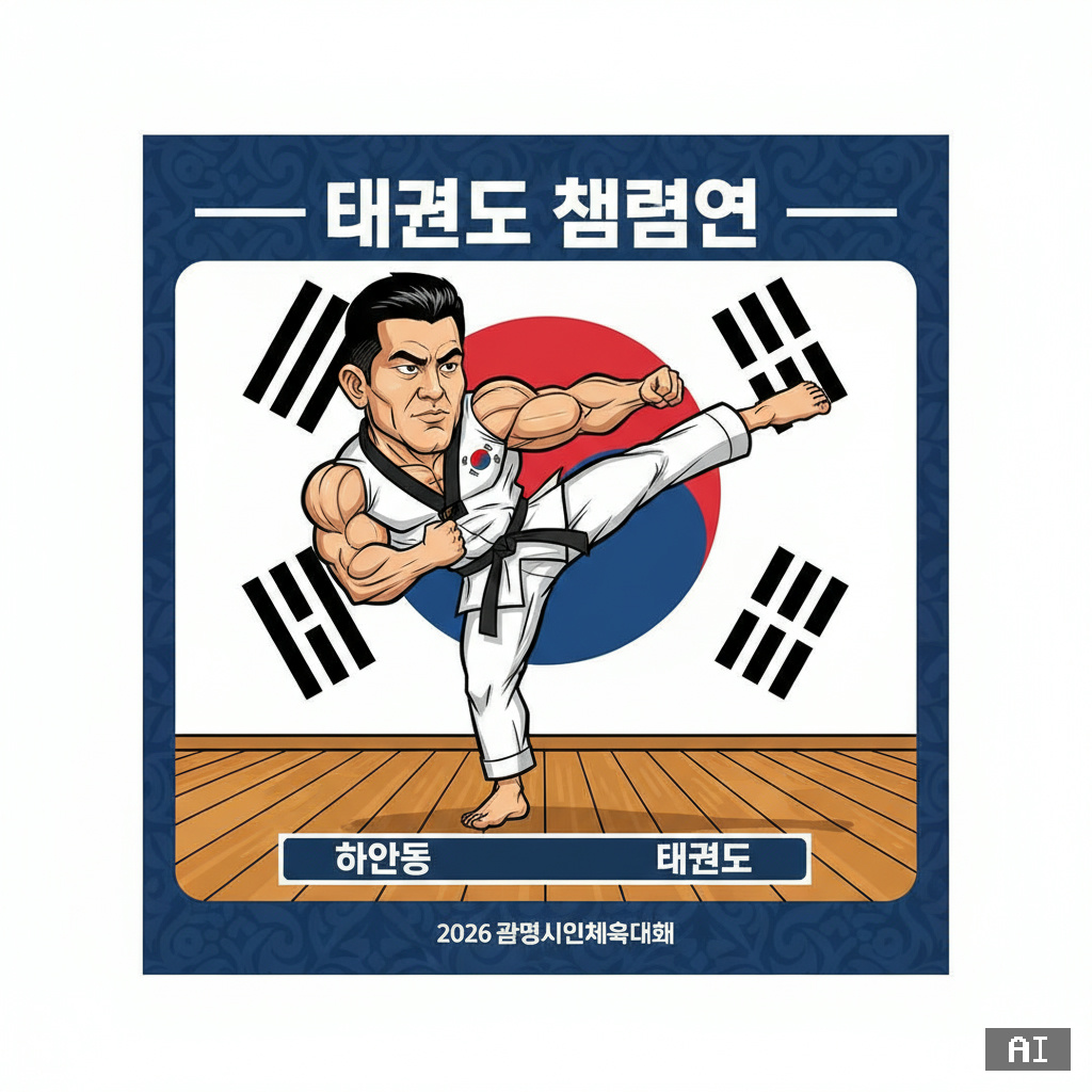 태권도 챔피언 캐릭터