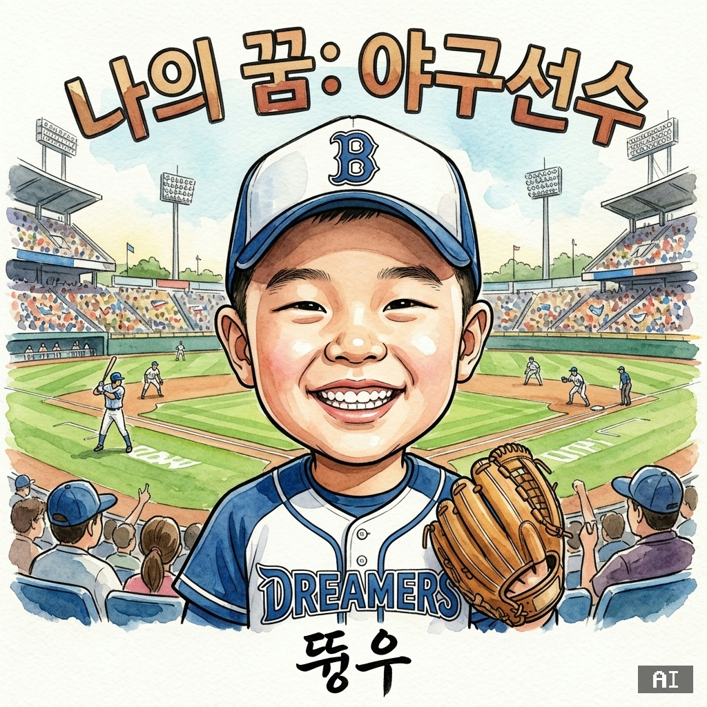 AI 야구선수 캐릭터 샘플