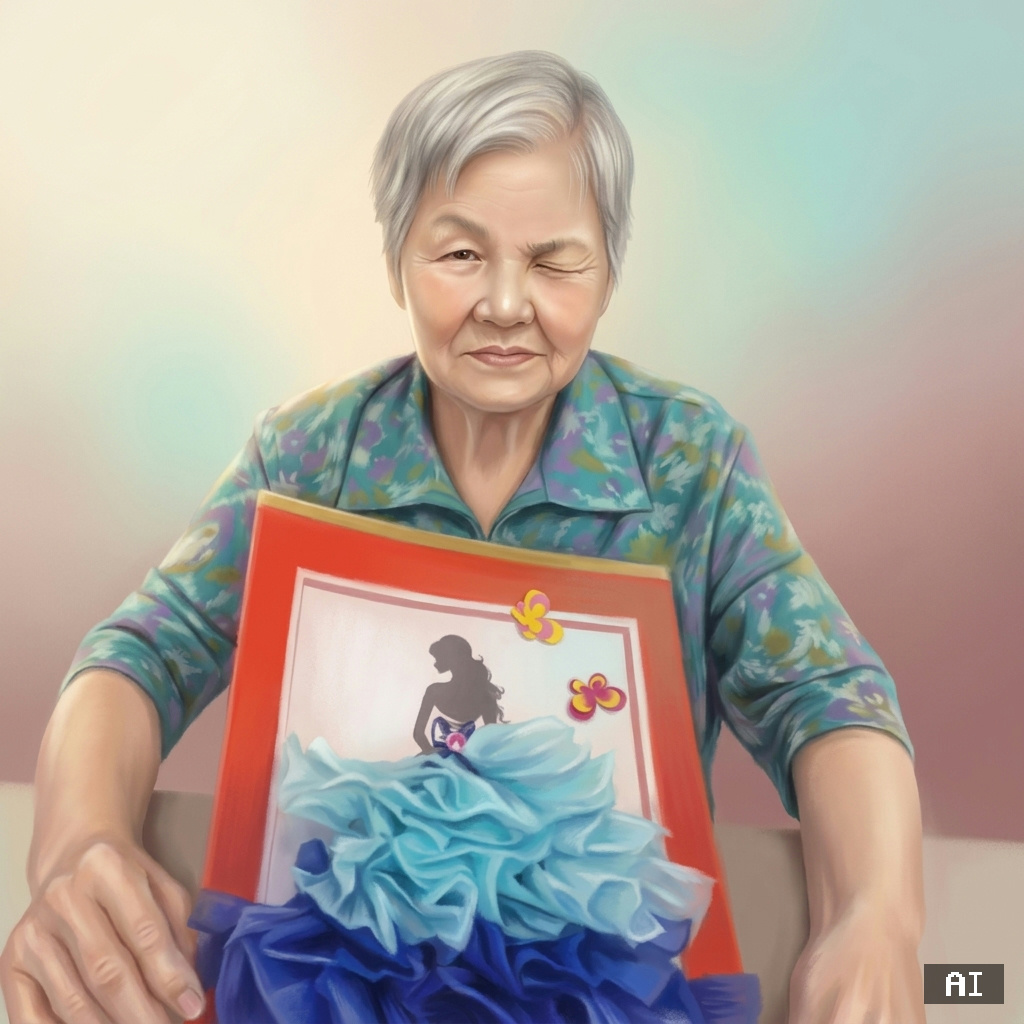 작품과 함께한 AI 기념 초상화