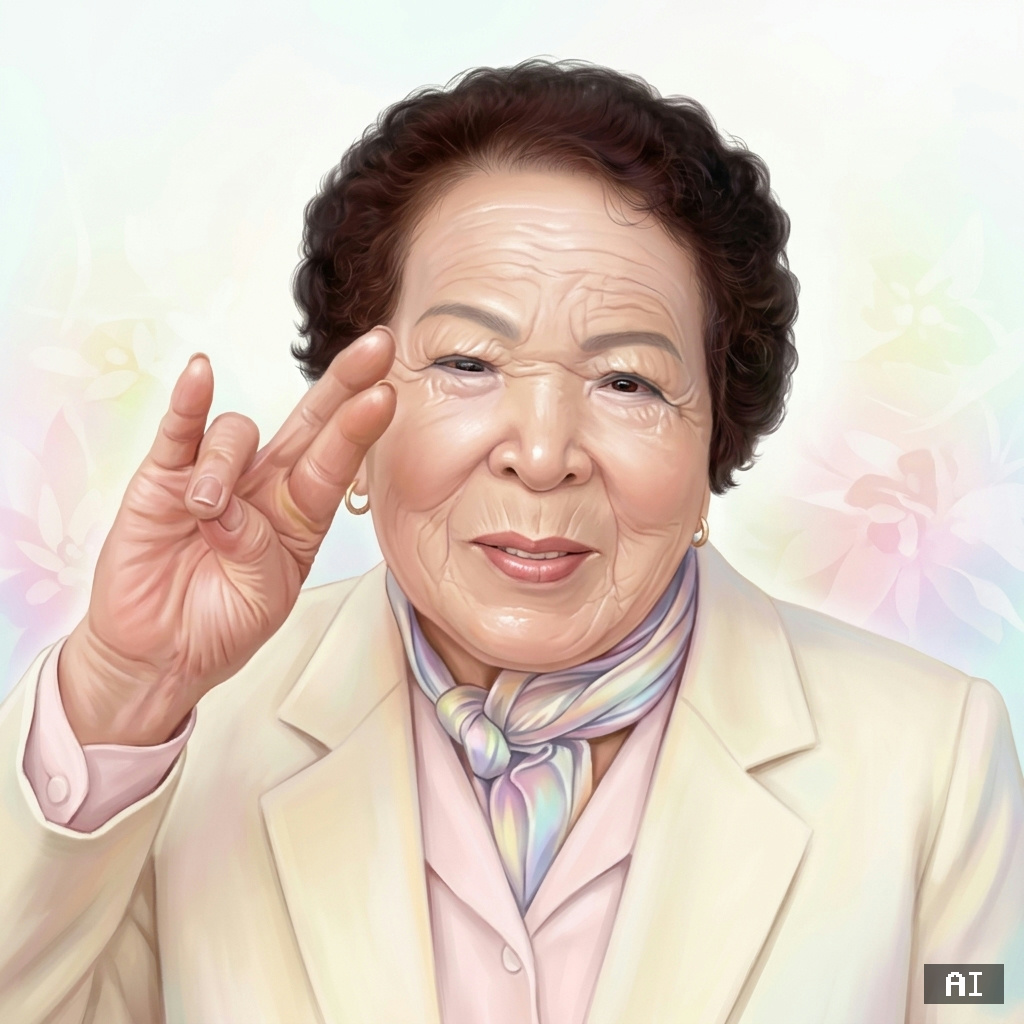 화사한 인물 화보